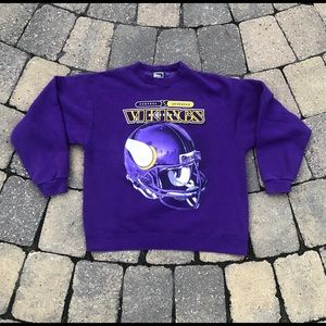 Vintage Pro Player Vikings Crew